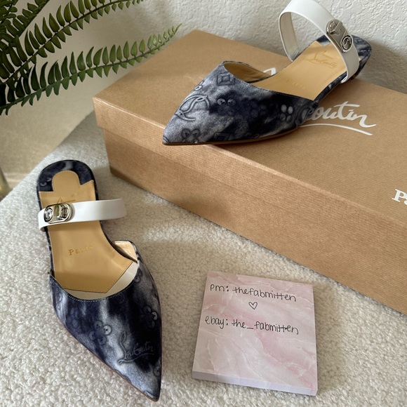 Christian Louboutin Shoes - Christian Louboutin Choc Lock Jean Flats